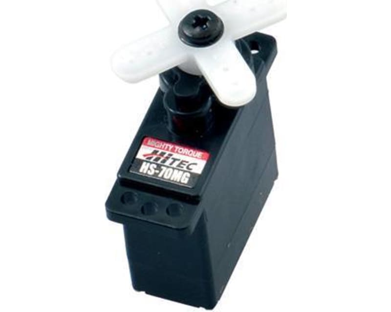 Hs-70mg Ultra Torque Metal Gear Feather Servo 0.14sec/42oz @ 6.0 photo