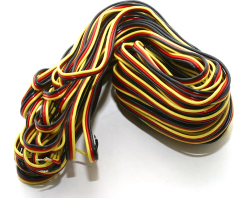 50' 3-Color Heavy Gauge Servo Wire