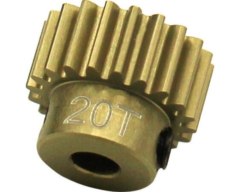 20t 48p Hard Anodized 7075 Pinion Gear