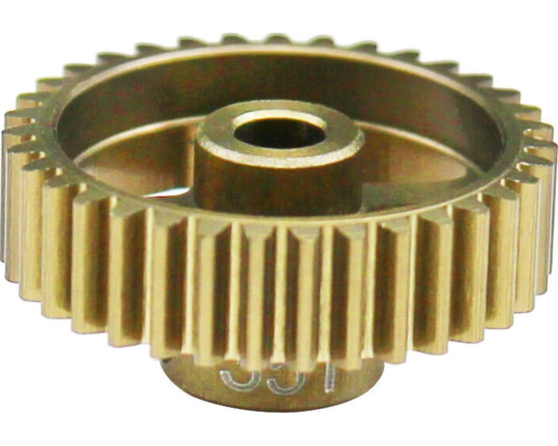 35t 48p Hard Anodized 7075 Pinion Gear photo