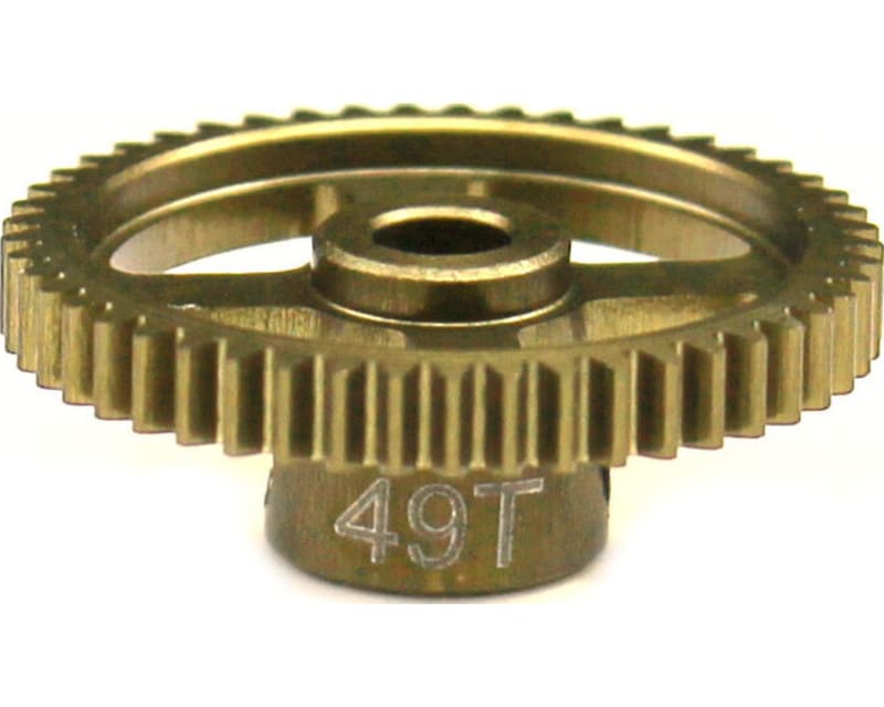 49t 64p Hard Anodized 7075 Pinion Gear photo