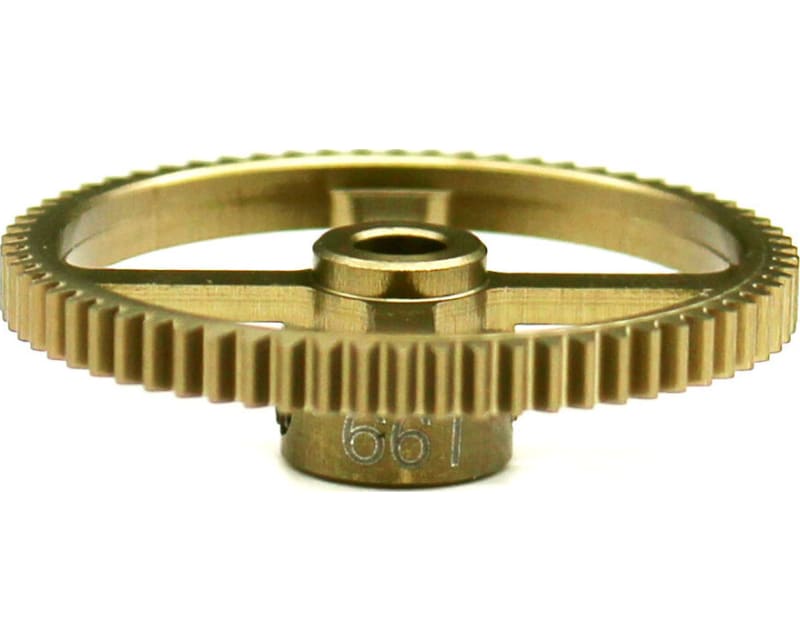 66t 64p Hard Anodized 7075 Pinion Gear photo