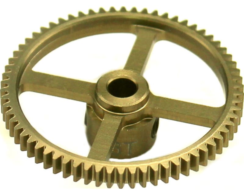 66t 64p Hard Anodized 7075 Pinion Gear