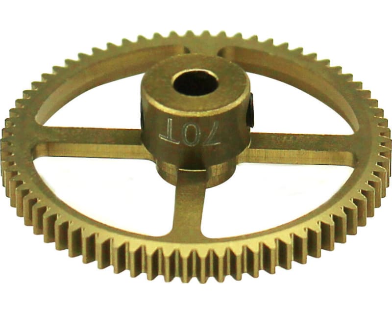 70t 64p Hard Anodized 7075 Pinion Gear