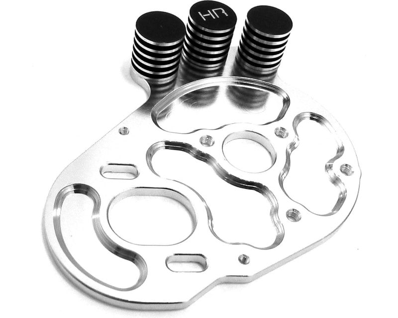 Silver Aluminum Motor Plate Blitz