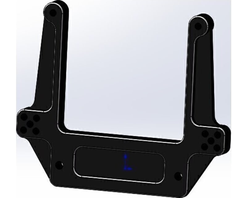 Black Aluminum Front Shock Tower 2WD EHD