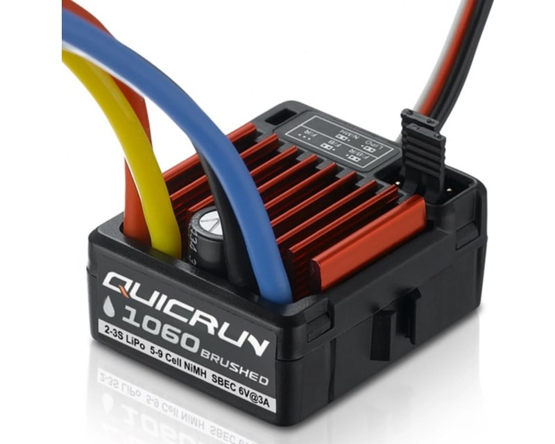 Tap to zoom Quicrun 1060 Brushed Esc Sbec T Plug 2-3s