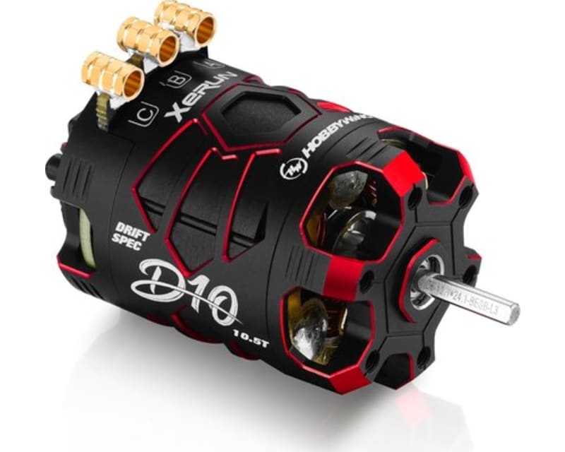 Tap to zoom Xerun D10 brushless Drift Motor - 10.5t 4600kv Passion Edition