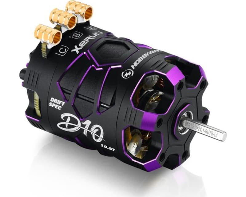 Tap to zoom Xerun D10 brushless Drift Motor - 10.5t 4600kv Spirit Edition P