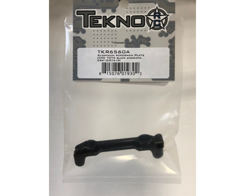 Aluminum Ackerman Plate (CNC 7075 Black Anodized EB410/ET410)