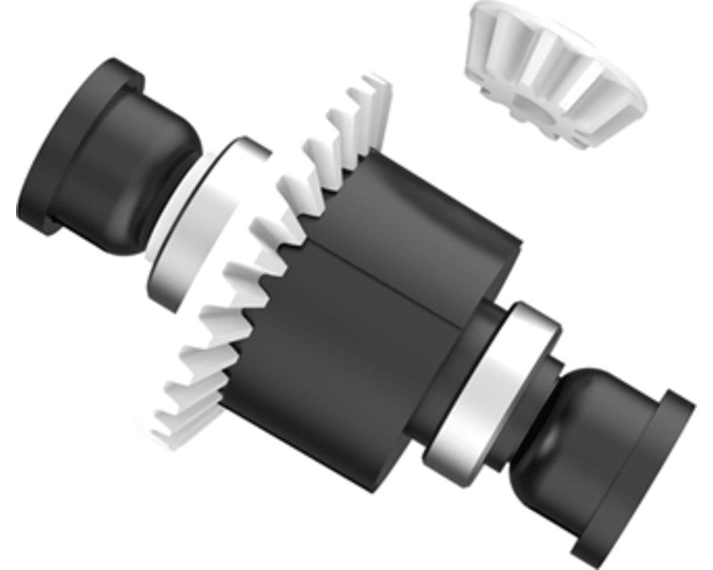 Assembled Metal Differential Set Imex Slider and Avenger