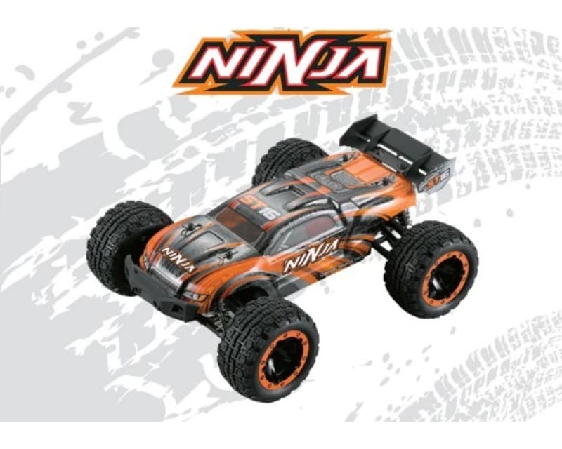 Ninja 1/16th Scale Brushed RTR 4WD Truggy Orange