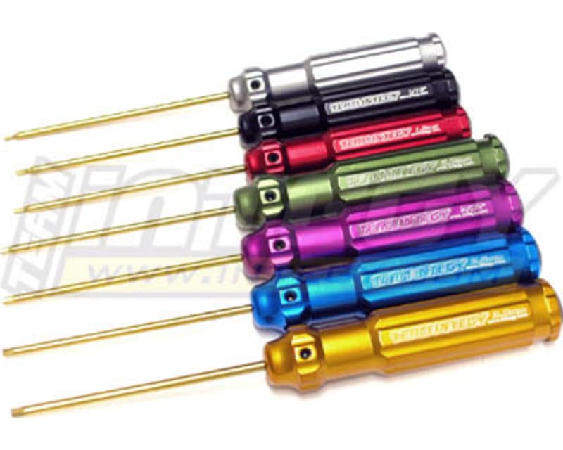 Ti-Nitride Hex Wrench Set 7pc