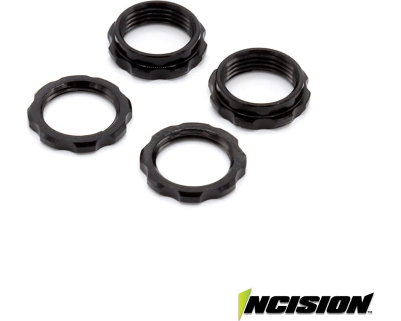 Tap to zoom S8E Machined Spring Collars - Black