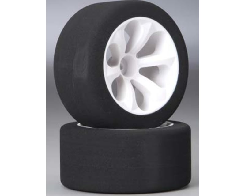 Jaco 1:10 Hex Mounted Front Wheels with Purple Compound Foam Tir photo