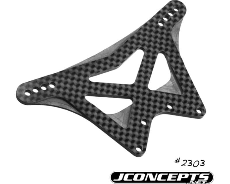 Tap to zoom CF Rear Shock Tower RC10 Classic/Worlds 2.5mm