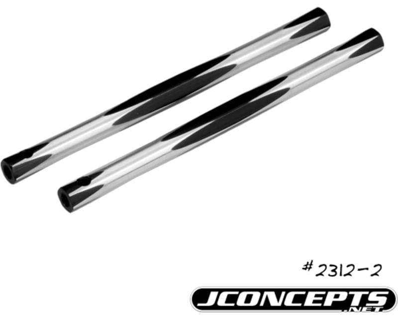 RC10 diamond nose brace tubes black - 2pc. photo