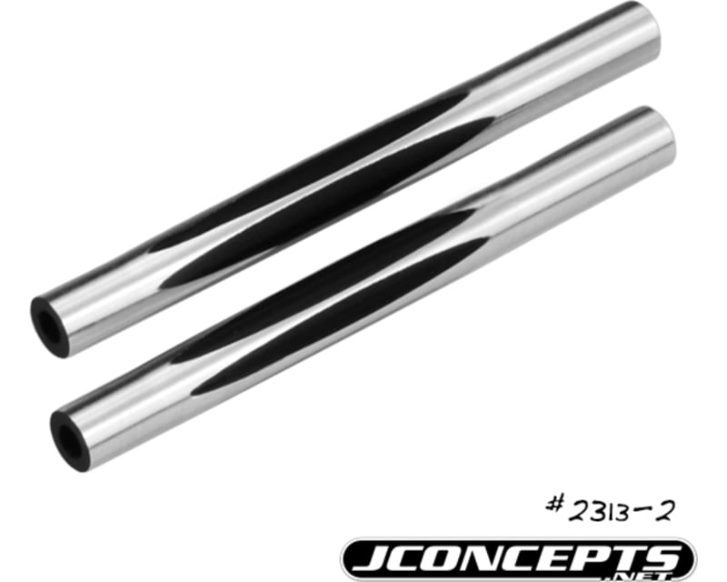RC10 diamond wing tubes black - 2pc. photo