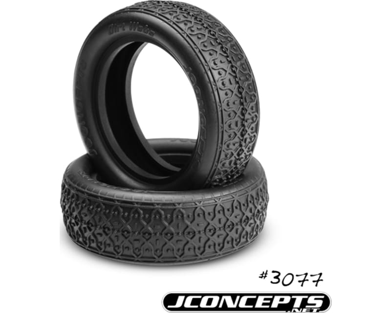 Dirt Webs 2.2 Inch 2WD Front Tires Green (2) photo