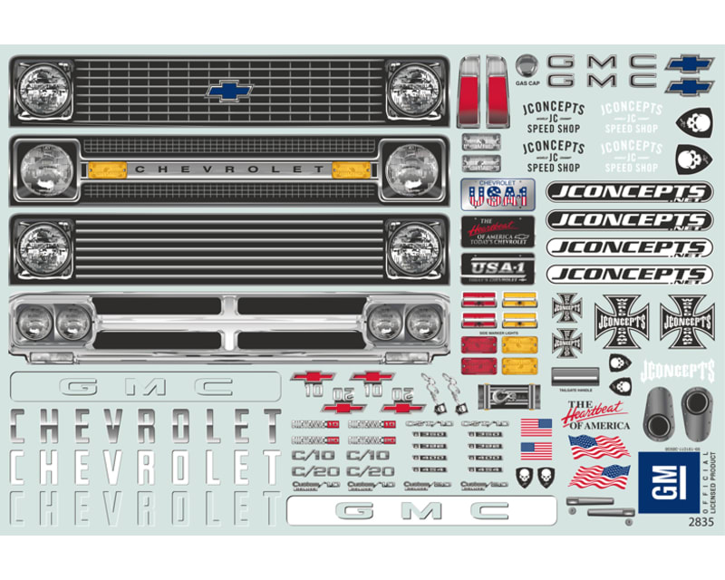 JCO0416 CLEAR 1970 Chevy C10 12.3 wheelbase