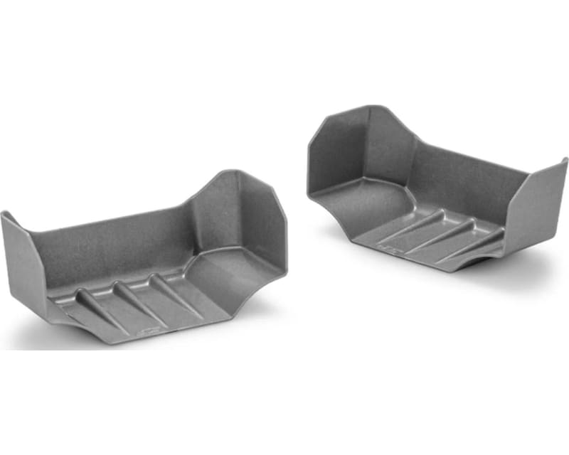 Truggy 1/8 Evo Molded Front Wings (Grey) (2)