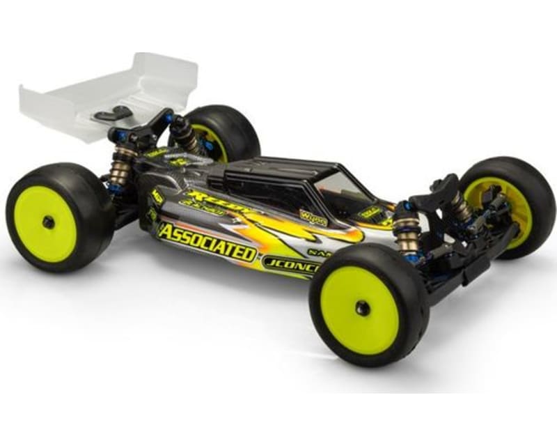 F2 - RC10b7 Body W/ Carpet/Turf/Dirt Wing Clear
