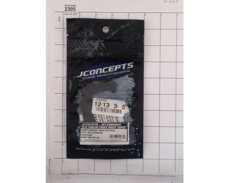 CF Front Shock Tower RC10 Classic/Worlds 2.5m