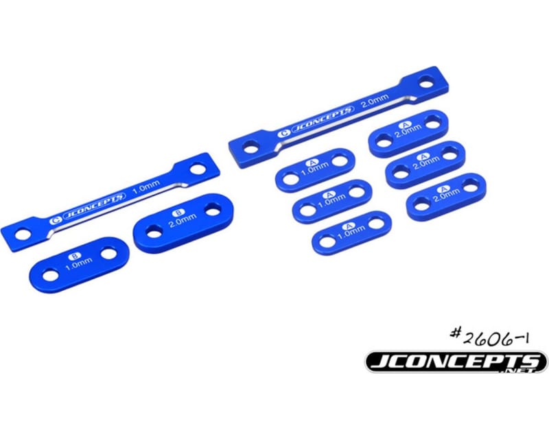 Laydown Transmission Shim Set 1 & 2mm Blue :B6