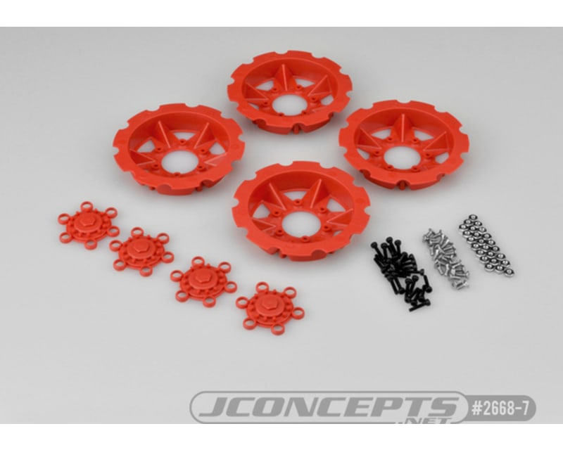 Tap to zoom Tracker Wheel Discs 4 pieces - Red