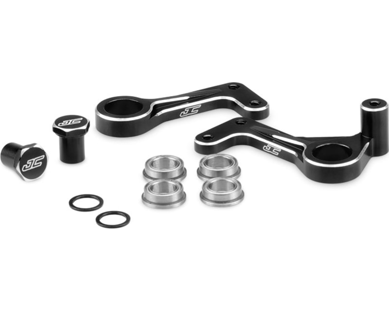 Aluminum Steering Bellcranks Black for RC10t