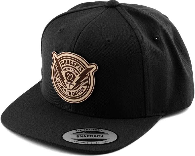 Tap to zoom Black Flat Bill Forward Pursuit Hat