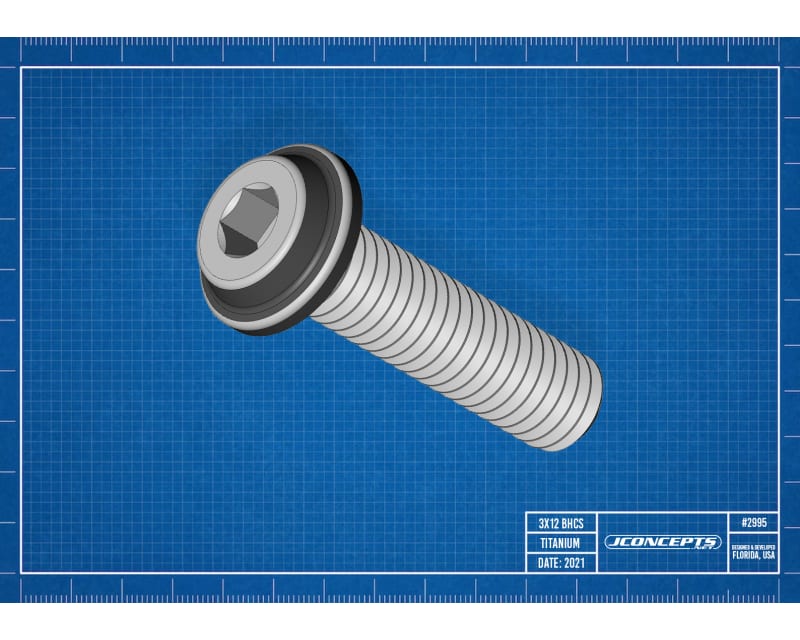 B6.4 Titanium Top Hat Screw Set Upper Black 67Pc