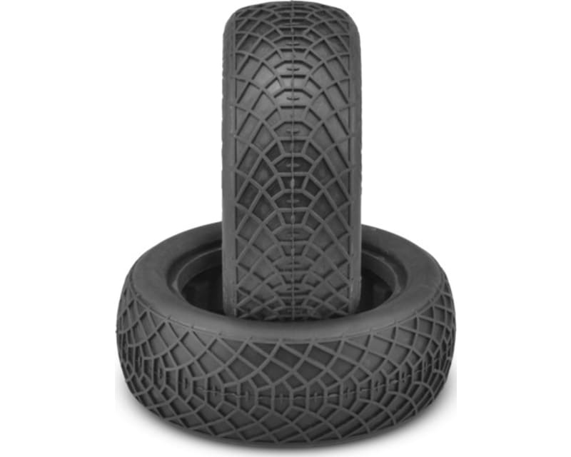 Ellipse Silver Compound Tires Fits 2.2 Buggy Front Wheel
