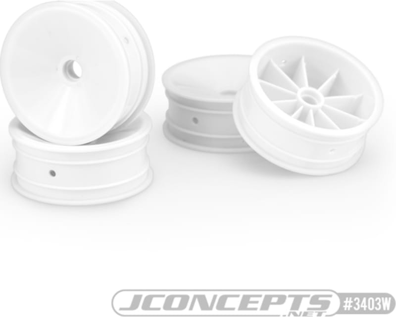 Mono RC10 RC10B2 RC10B3 2.2 front wheel White 4