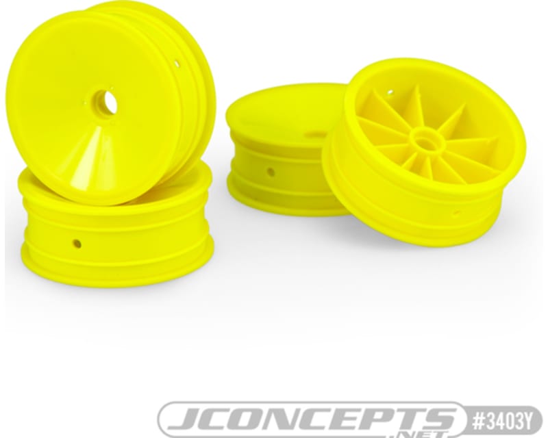 Mono RC10 RC10B2 RC10B3 2.2 front wheel Yellow (4) photo