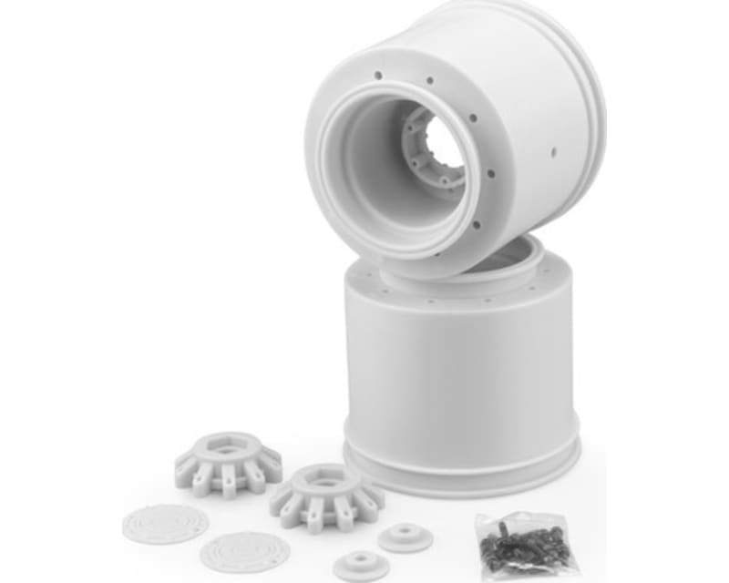 Aggressor 2.6 x 3.8 Monster Truck Wheel White 2 photo