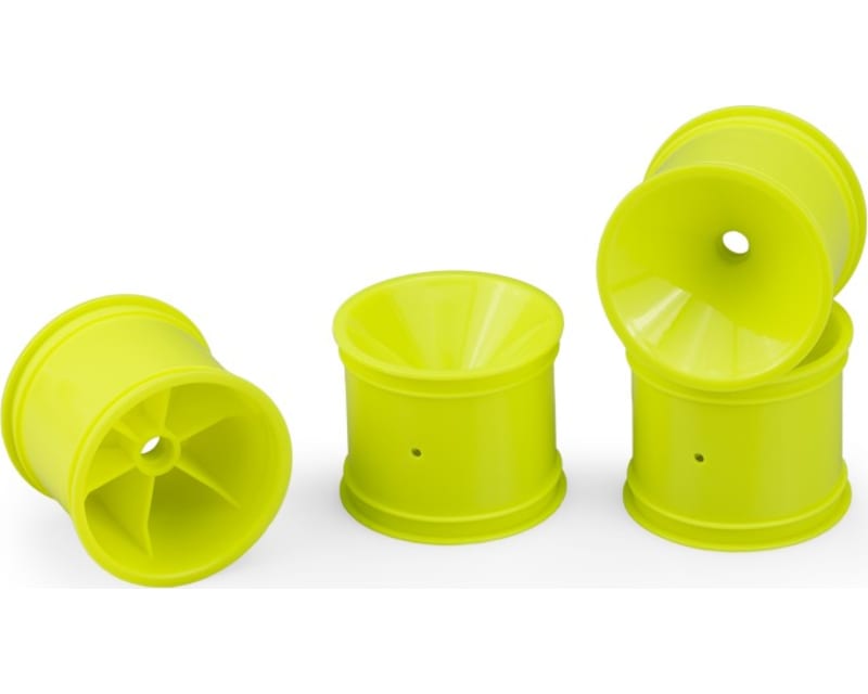 Mono Front Wheel Yellow for RC10t / T2 / T3 / Gt 4 pieces