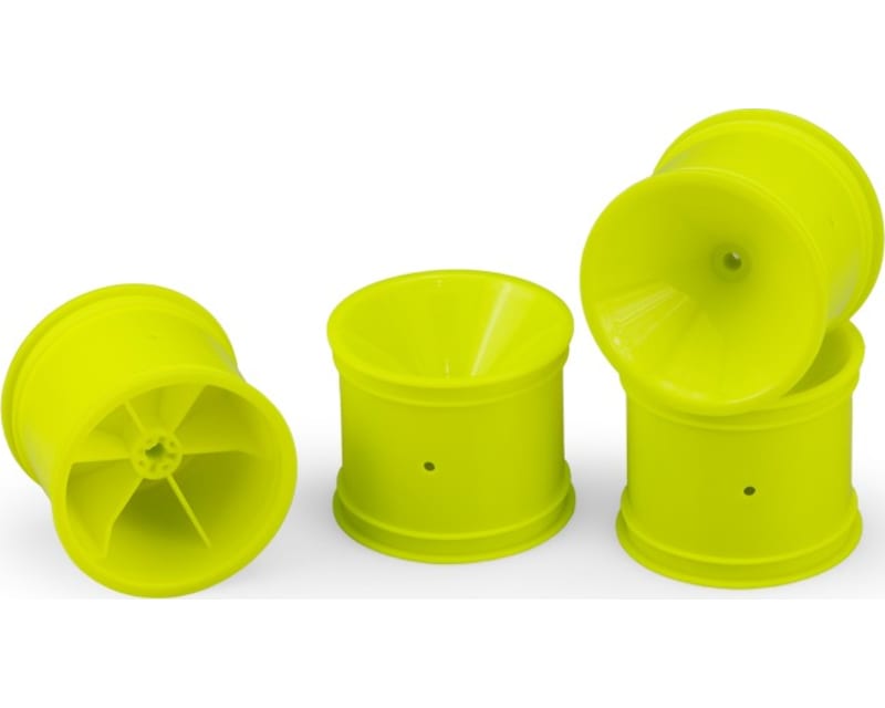 Mono Rear 3/16 Axle Wheel Yellow for RC10t / T2 / T3 / Gt 4p