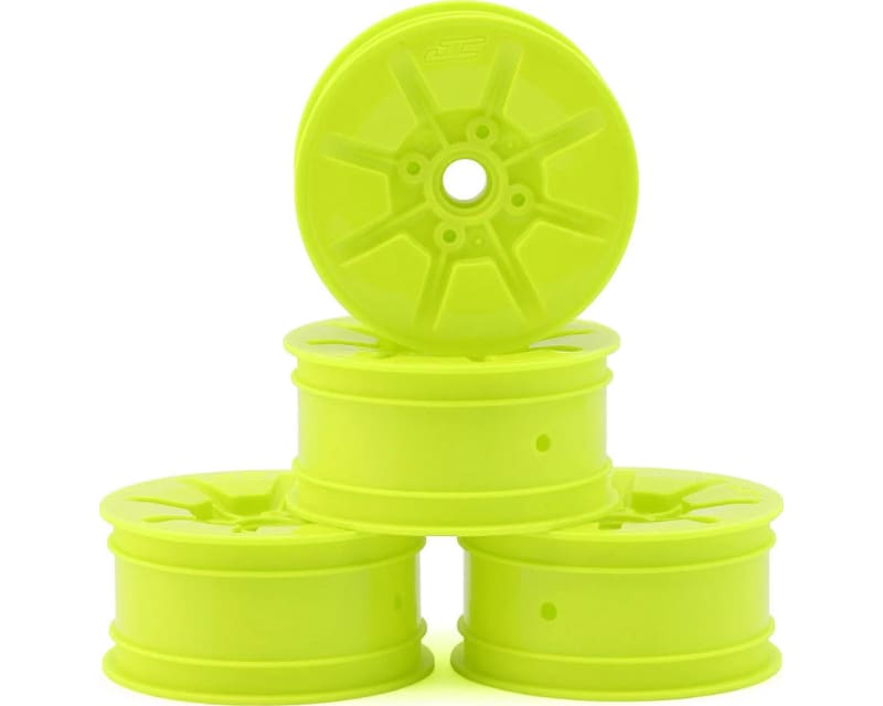RC10t Pioneer 2.2 Narrow Front Wheels (Yellow) (4)