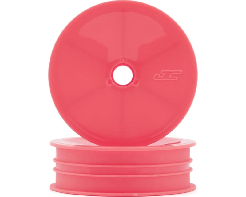 Tap to zoom RC10 Mono 2.0 Vintage Buggy Front Wheels (Pink) (2)