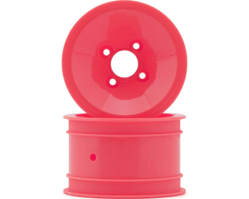 Tap to zoom RC10 Mono 2.0 Vintage Buggy Rear Wheels (Pink) (2)