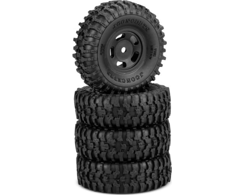 Tusk Tire Gold Cmpnd Blk #3431B Glide5 wheel 2 SCX24