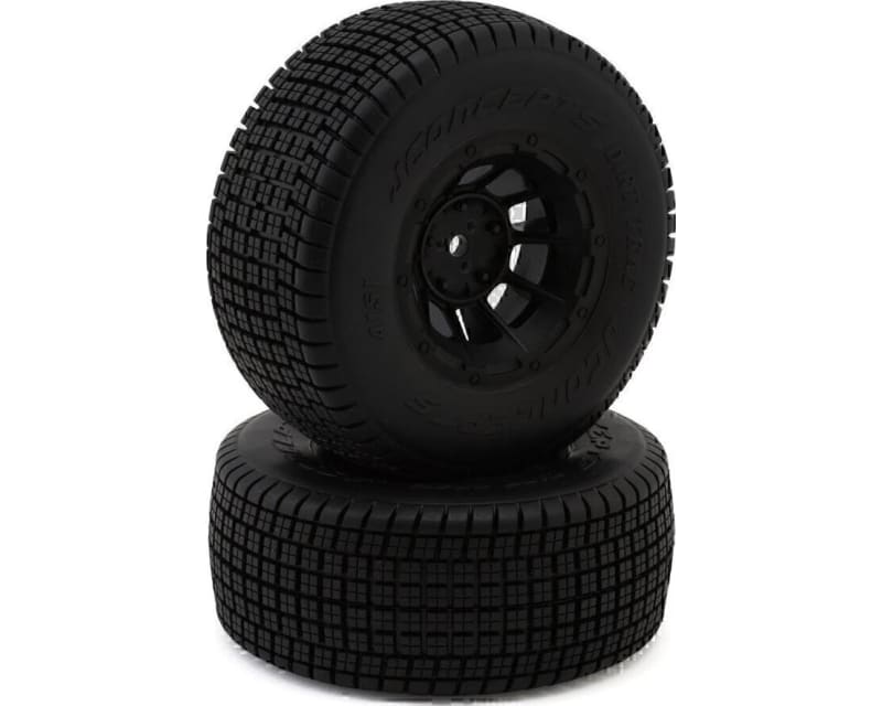 Dirt Trac - Green Compound Pre-Mounted On #3351B Hazard Wheels photo