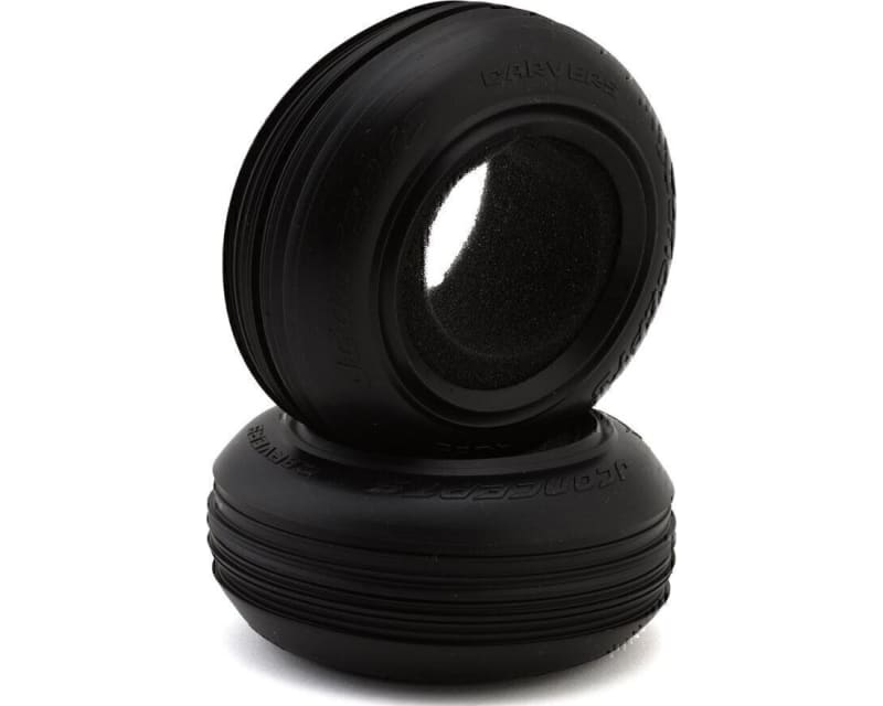 Carvers - Green Compound Tire Fits 2.2 Narrow RC10t Front Wheel