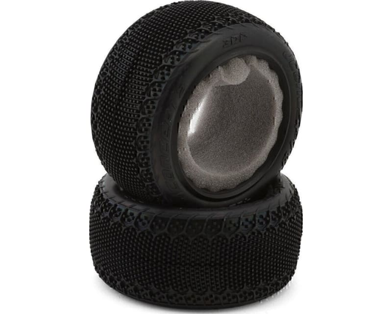 3dp 2.2 Rear Buggy Carpet Tires (2) (Pink)