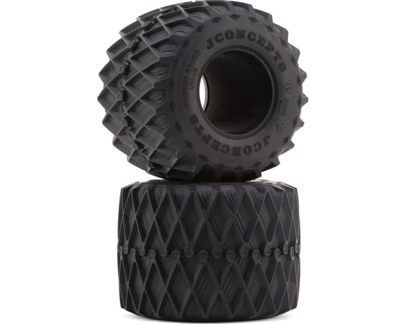 Tap to zoom Cheese Racer 2.6 Monster Truck Tires (2) (Gold)