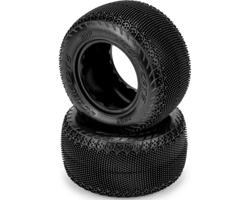 3dp 2.2 Stadium Truck Carpet Tires (2) (Purple)