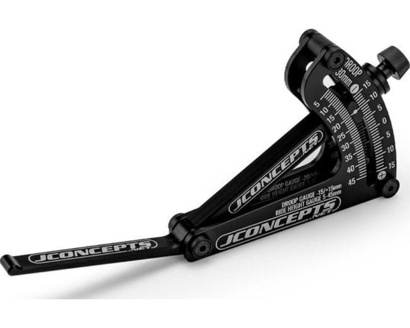 Floating Ride-Height & Droop Guage Black Fits 1/10th and 1/8th