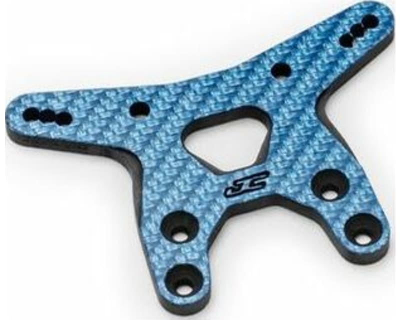 RC10b7 Carbon Fiber Front Shock Tower Blue Fits RC10b7 RC10b7
