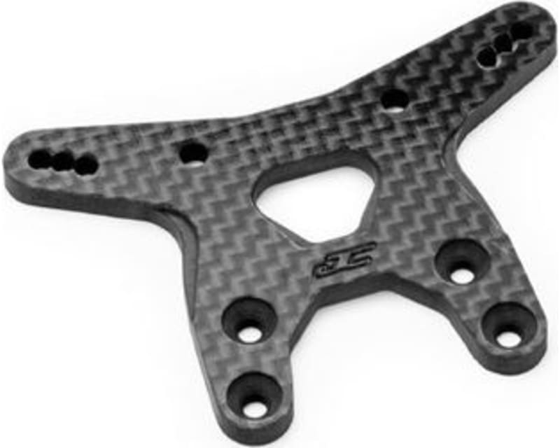 RC10b7 Carbon Fiber Front Shock Tower Black Fits RC10b7 RC10b photo
